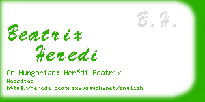 beatrix heredi business card